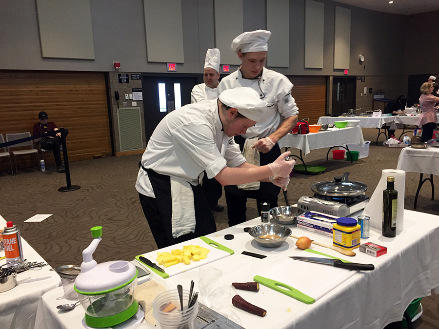 Amery High School team competint at Recipe for Excellence